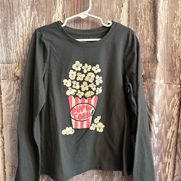 Cat & Jack Other - Popcorn Graphic Kids Long Sleeve Shirt